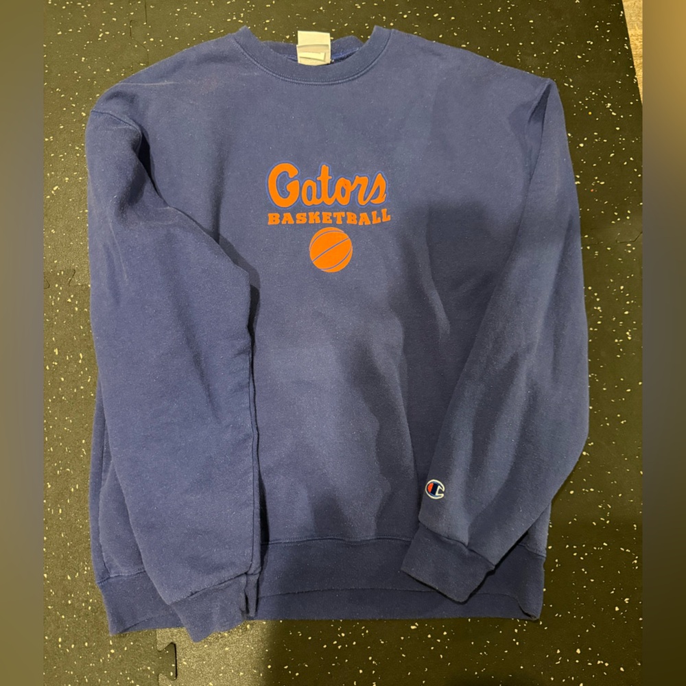 Vintage FL Gators Champion Navy Sweatshirt